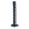 Ouch! Plug Beaded G-Spot M 16.5 x 2.5cm Gris
